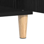 Vitrina Roble Negro 60 x 35 x 70 cm Madera contrachapada