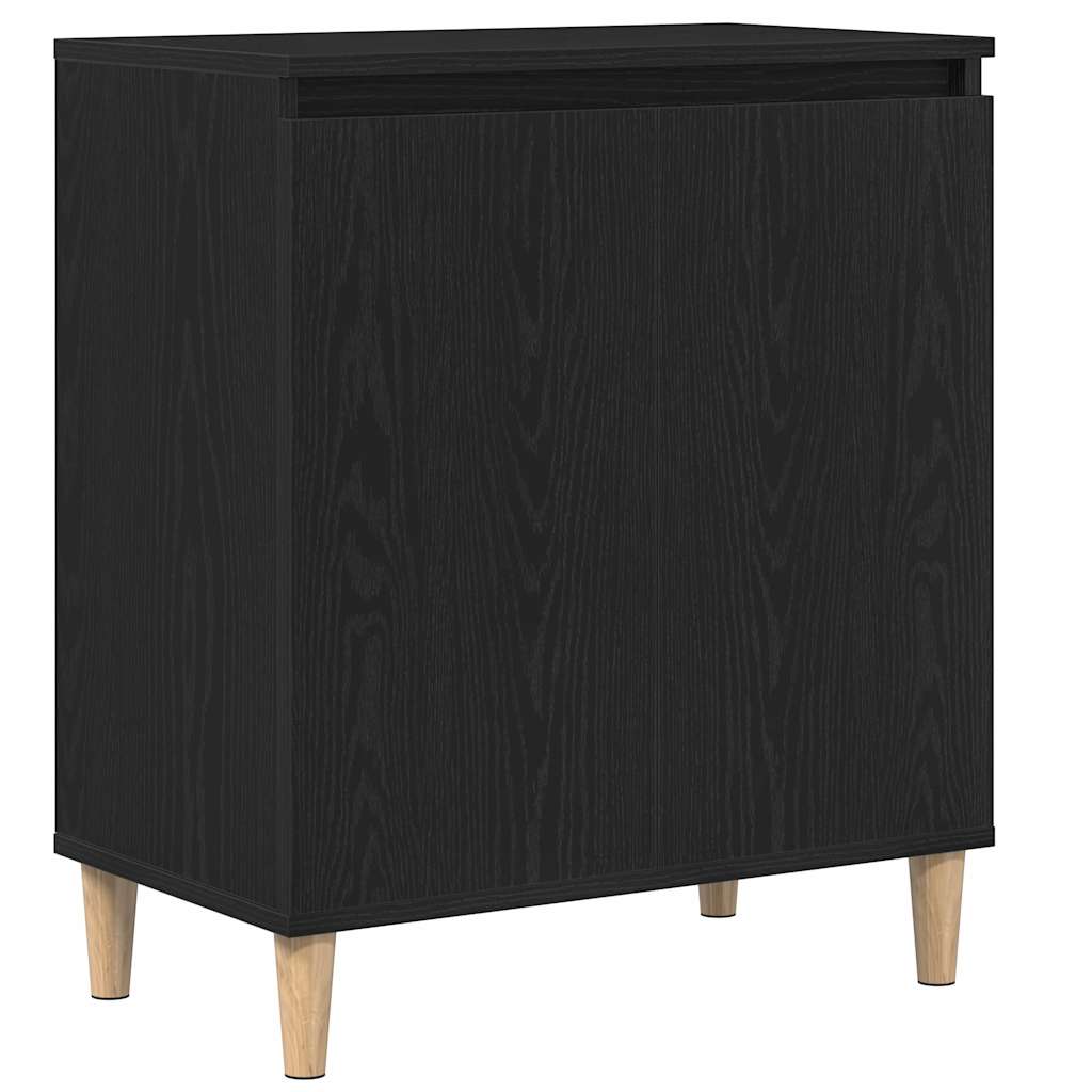 Vitrina Roble Negro 60 x 35 x 70 cm Madera contrachapada