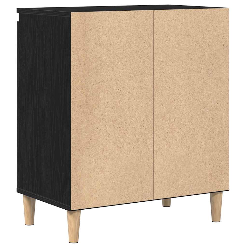 Vitrina Roble Negro 60 x 35 x 70 cm Madera contrachapada