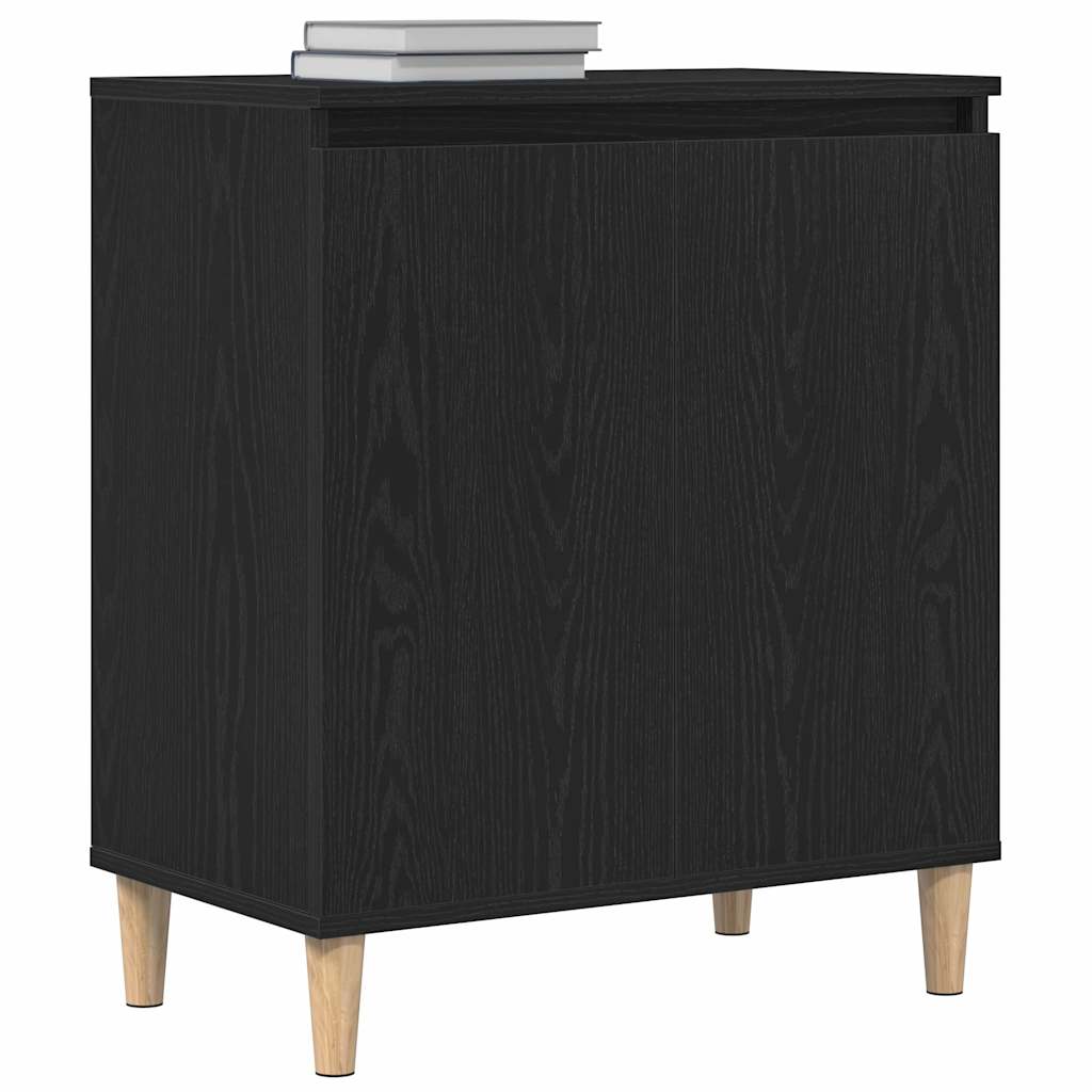 Vitrina Roble Negro 60 x 35 x 70 cm Madera contrachapada