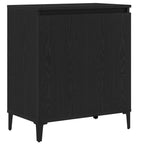 Vitrina Roble Negro 60 x 35 x 70 cm Madera contrachapada