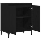 Vitrina Roble Negro 60 x 35 x 70 cm Madera contrachapada