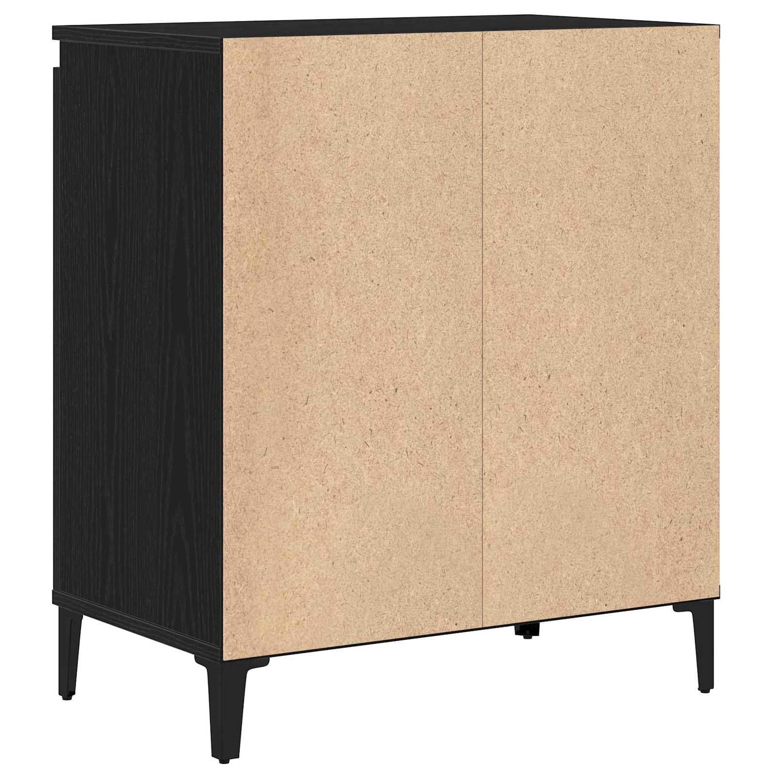 Vitrina Roble Negro 60 x 35 x 70 cm Madera contrachapada