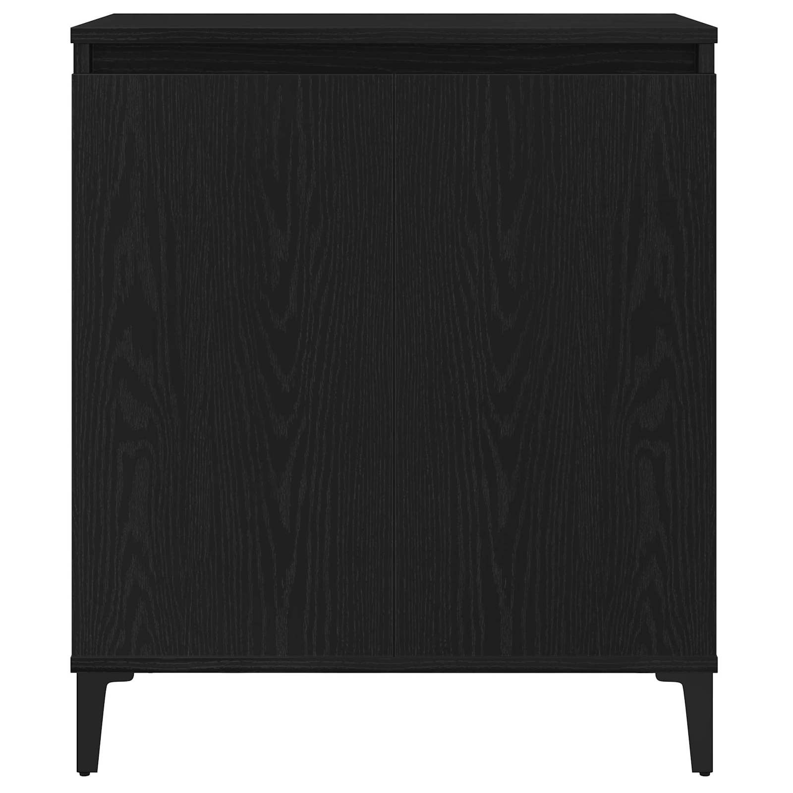 Vitrina Roble Negro 60 x 35 x 70 cm Madera contrachapada