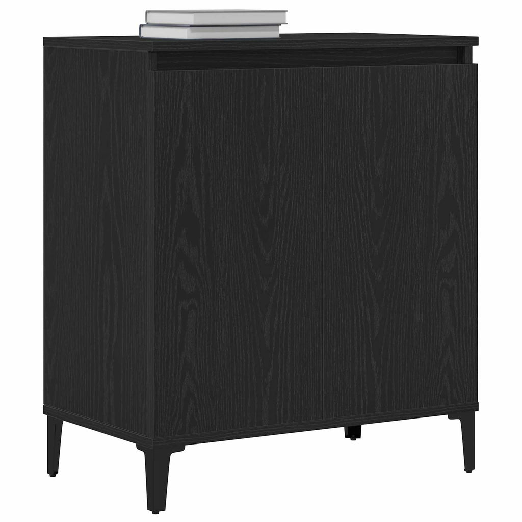 Vitrina Roble Negro 60 x 35 x 70 cm Madera contrachapada