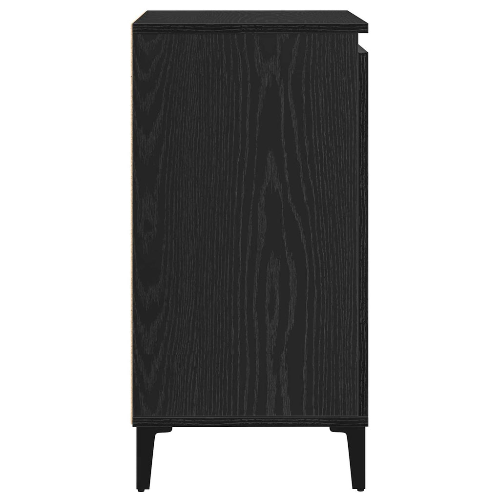 Vitrina Roble Negro 60 x 35 x 70 cm Madera contrachapada