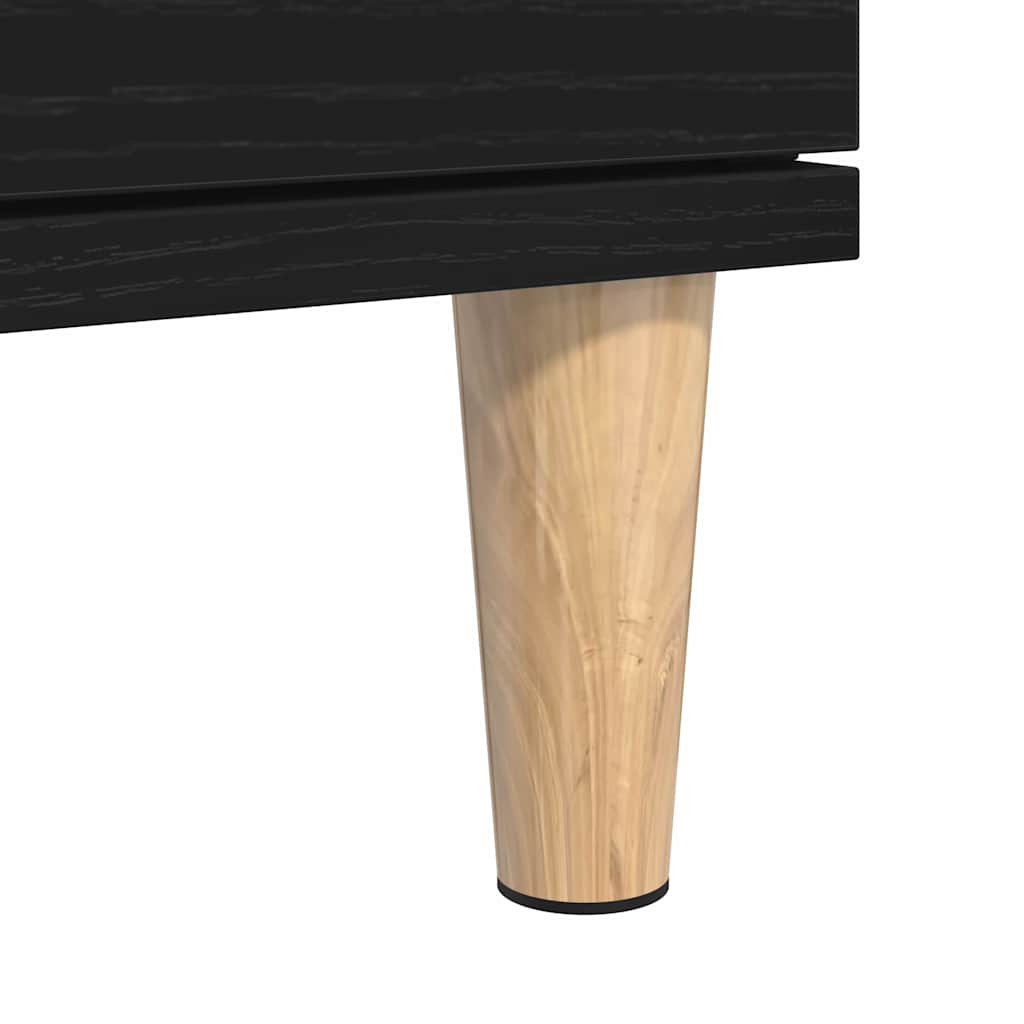 Vitrina Roble Negro 60 x 35 x 70 cm Madera contrachapada