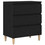 Vitrina Roble Negro 60 x 35 x 70 cm Madera contrachapada