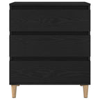 Vitrina Roble Negro 60 x 35 x 70 cm Madera contrachapada