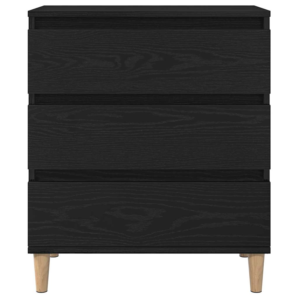 Vitrina Roble Negro 60 x 35 x 70 cm Madera contrachapada