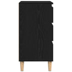 Vitrina Roble Negro 60 x 35 x 70 cm Madera contrachapada