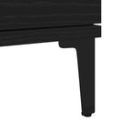 Vitrina Roble Negro 60 x 35 x 70 cm Madera contrachapada