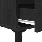 Vitrina Roble Negro 60 x 35 x 70 cm Madera contrachapada