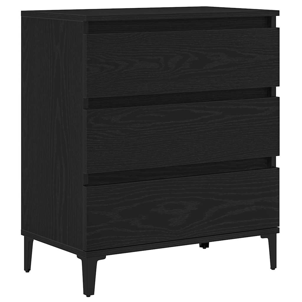 Vitrina Roble Negro 60 x 35 x 70 cm Madera contrachapada