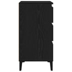 Vitrina Roble Negro 60 x 35 x 70 cm Madera contrachapada