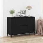 Vitrina Roble Negro 104 x 35 x 70 cm Madera contrachapada