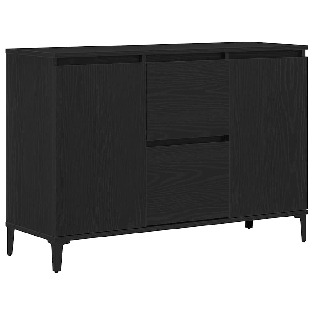 Vitrina Roble Negro 104 x 35 x 70 cm Madera contrachapada