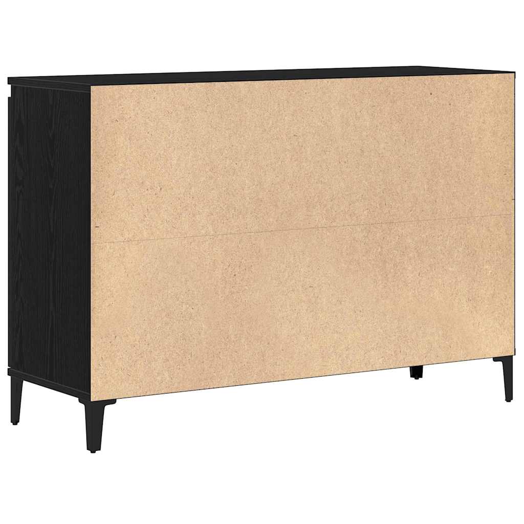 Vitrina Roble Negro 104 x 35 x 70 cm Madera contrachapada