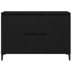 Vitrina Roble Negro 104 x 35 x 70 cm Madera contrachapada