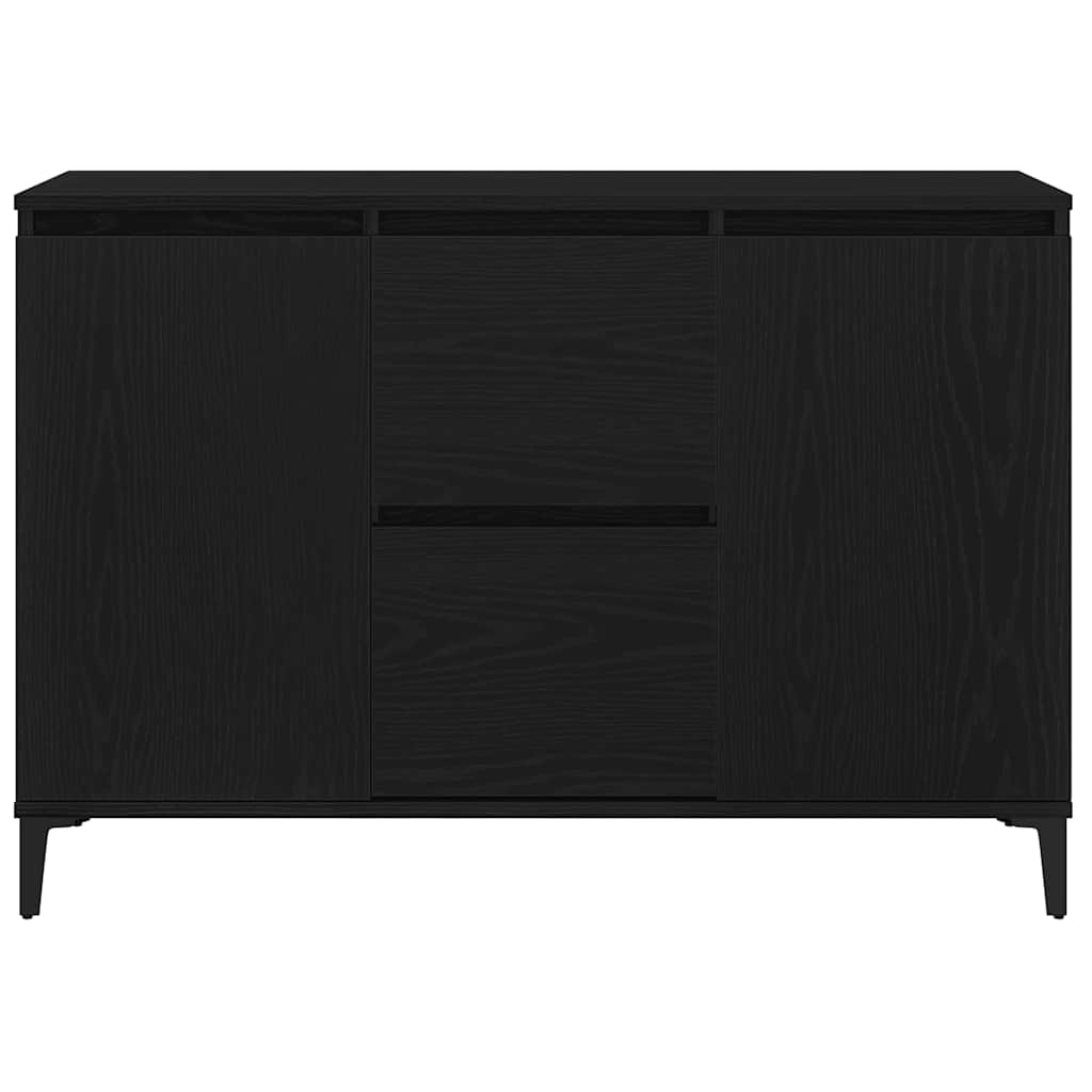 Vitrina Roble Negro 104 x 35 x 70 cm Madera contrachapada