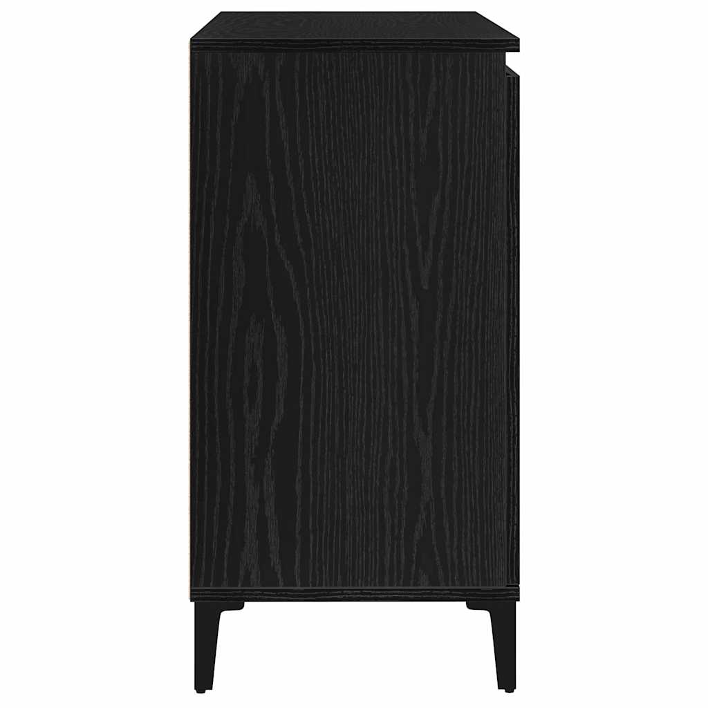 Vitrina Roble Negro 104 x 35 x 70 cm Madera contrachapada