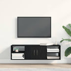 Estante de pared con estante Roble Negro 102 x 30 x 29 cm