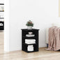 Black Oak Side Cabinet 35 x 35 x 55 cm