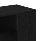 Aparador Roble Negro 60 x 30 x 50 cm Madera de ingeniería