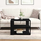 Mesa de Café Roble Negro 58 x 58 x 40 cm Madera de ingeniería