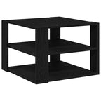 Mesa de Café Roble Negro 58 x 58 x 40 cm Madera de ingeniería