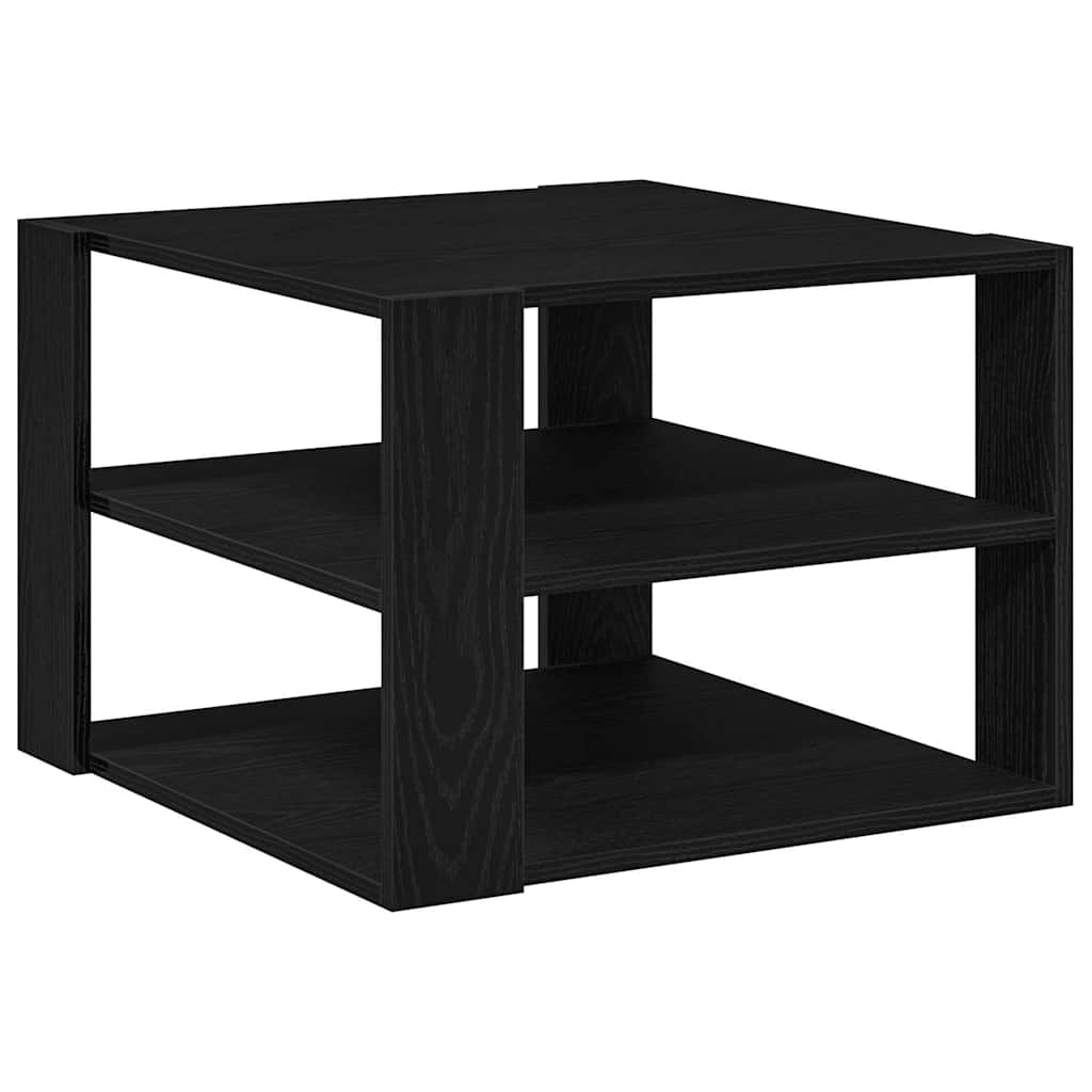 Mesa de Café Roble Negro 58 x 58 x 40 cm Madera de ingeniería