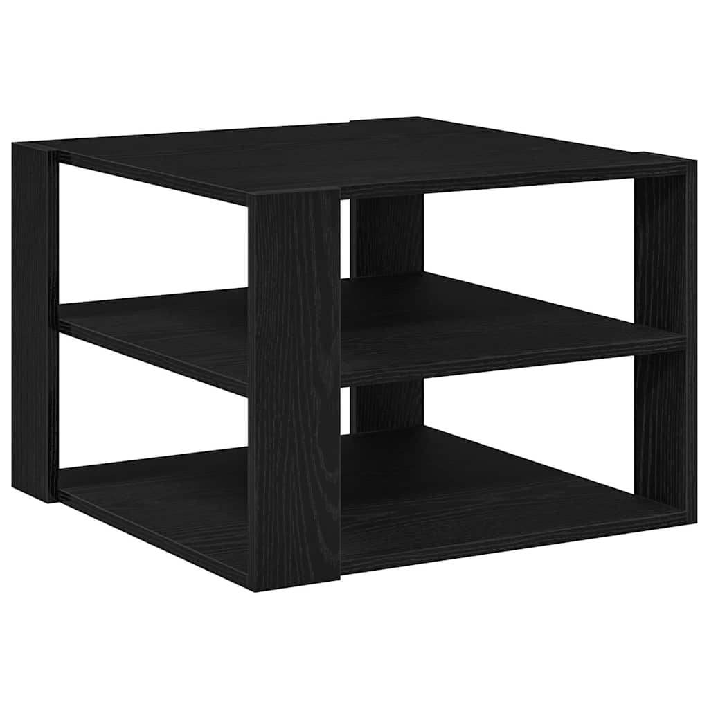 Mesa de Café Roble Negro 58 x 58 x 40 cm Madera de ingeniería