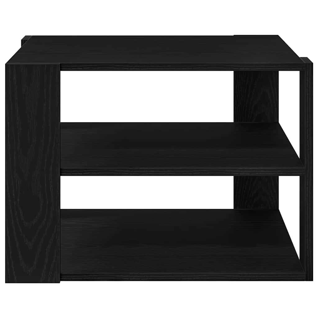 Mesa de Café Roble Negro 58 x 58 x 40 cm Madera de ingeniería