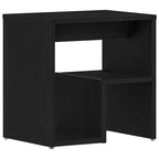 Armario de Noche 2 pcs Roble Negro 40 x 30 x 40 cm