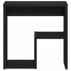 Armario de Noche 2 pcs Roble Negro 40 x 30 x 40 cm