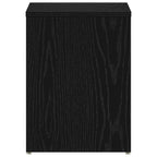 Armario de Noche 2 pcs Roble Negro 40 x 30 x 40 cm