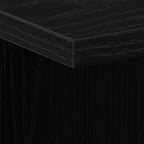 Armario de Noche 2 pcs Roble Negro 35 x 35 x 55 cm