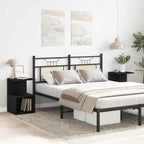 Armario de Noche 2 pcs Roble Negro 35 x 35 x 55 cm