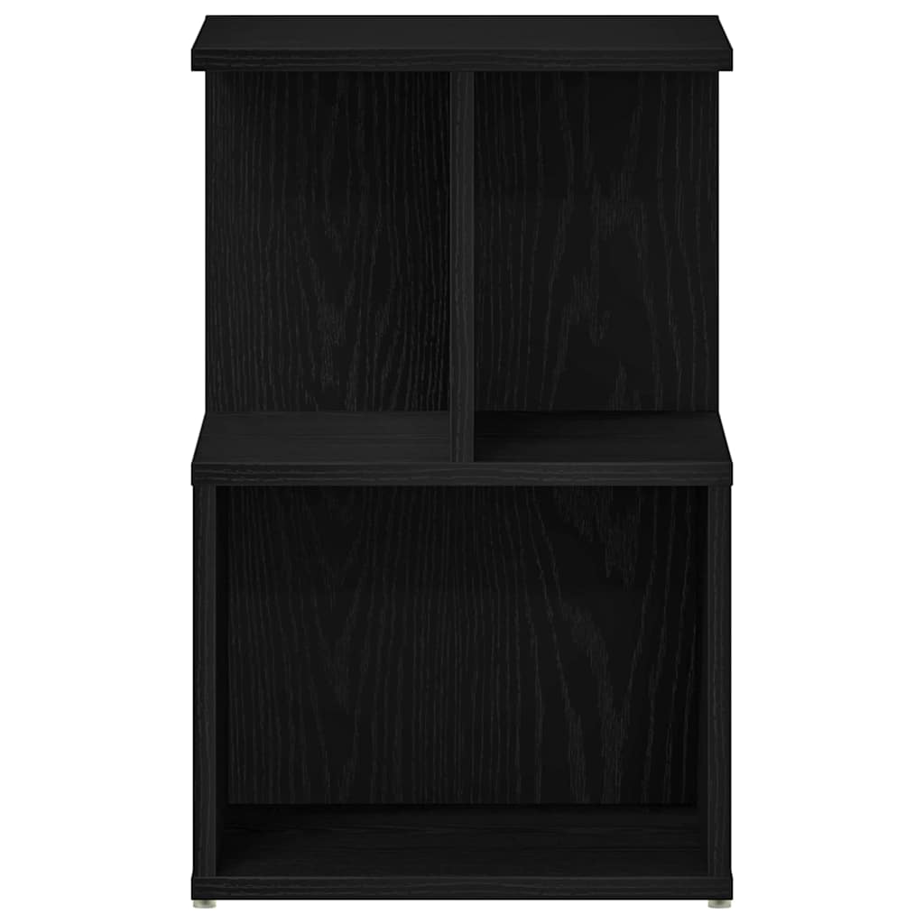 Armario de Noche 2 pcs Roble Negro 35 x 35 x 55 cm