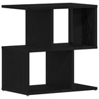 Armario de Noche 2 pcs Roble Negro 50 x 30 x 51,5 cm