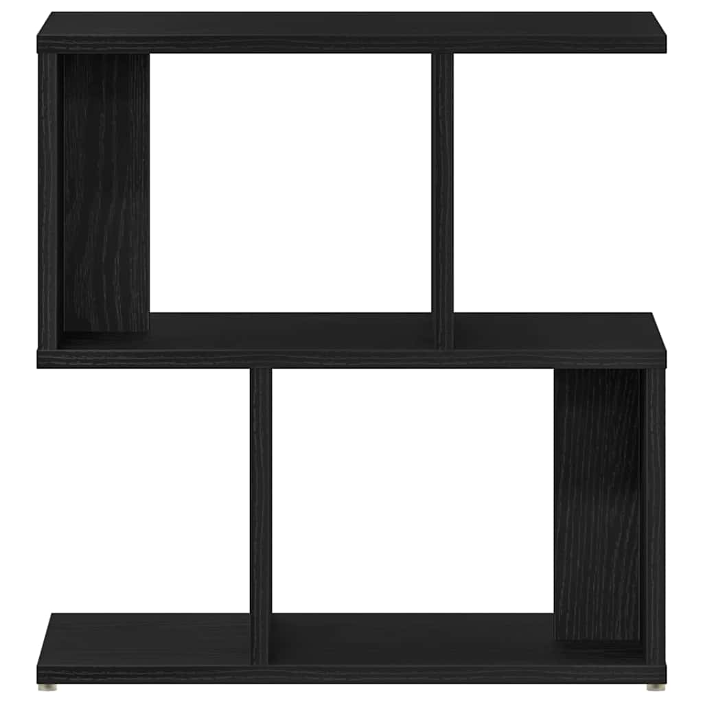 Armario de Noche 2 pcs Roble Negro 50 x 30 x 51,5 cm