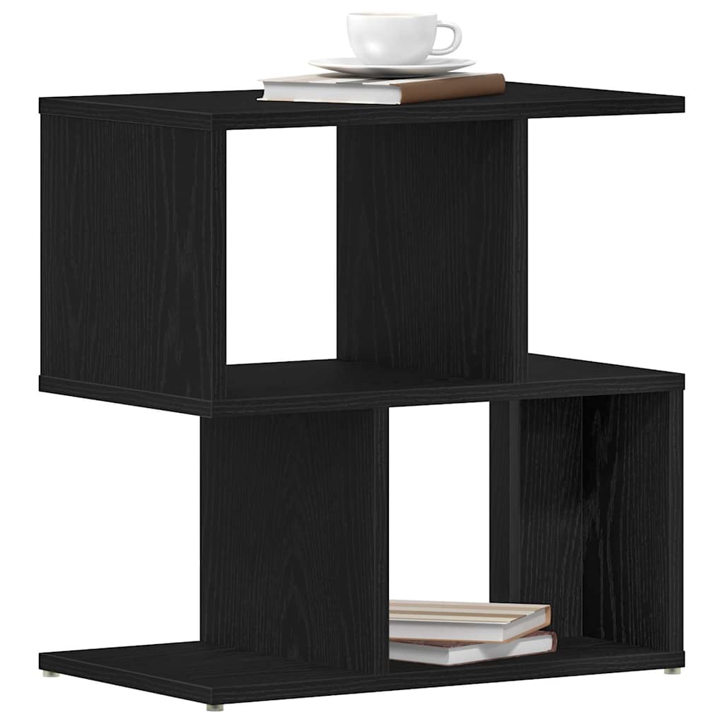 Armario de Noche 2 pcs Roble Negro 50 x 30 x 51,5 cm