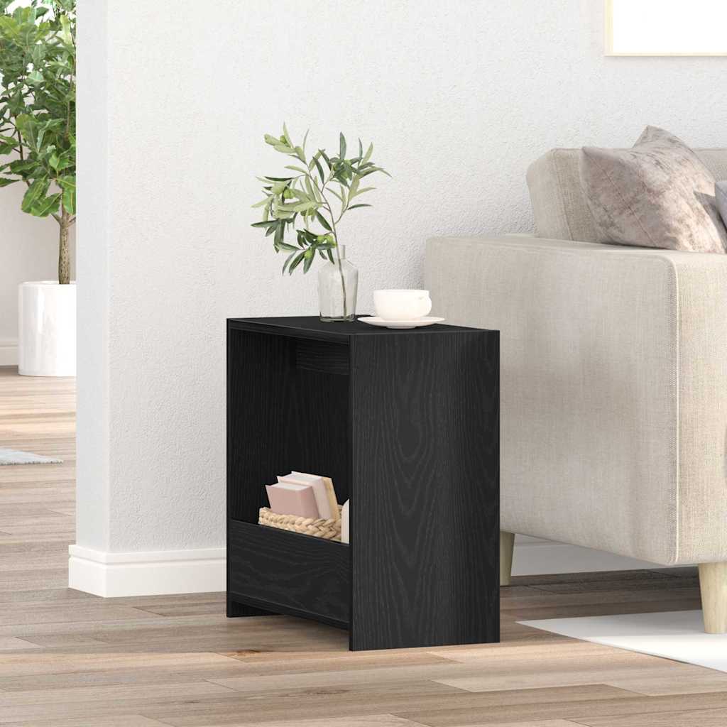 Mesa lateral Roble Negro 50 x 26 x 50 cm Madera de ingeniería