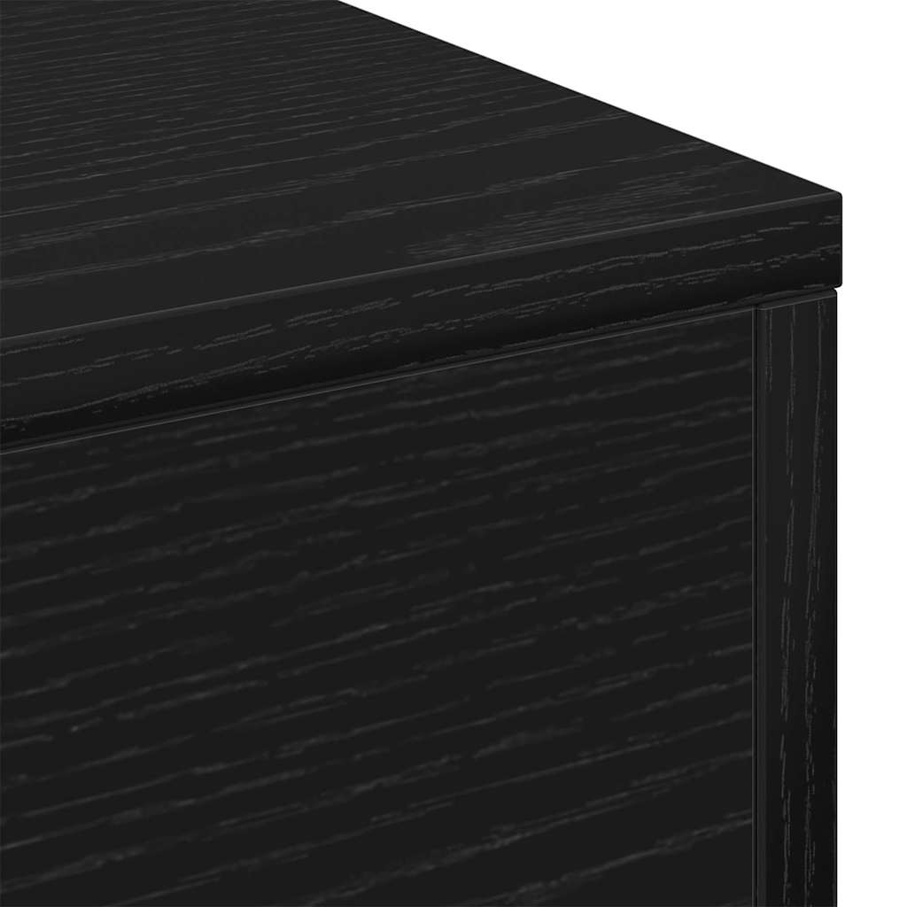 Mesa de Café Roble Negro 96 x 50 x 45 cm Madera de ingeniería