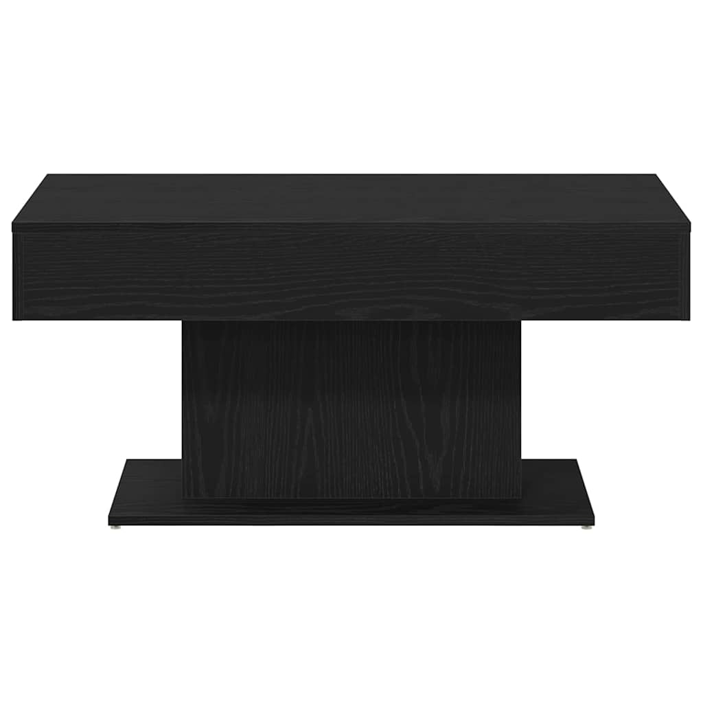 Mesa de Café Roble Negro 96 x 50 x 45 cm Madera de ingeniería
