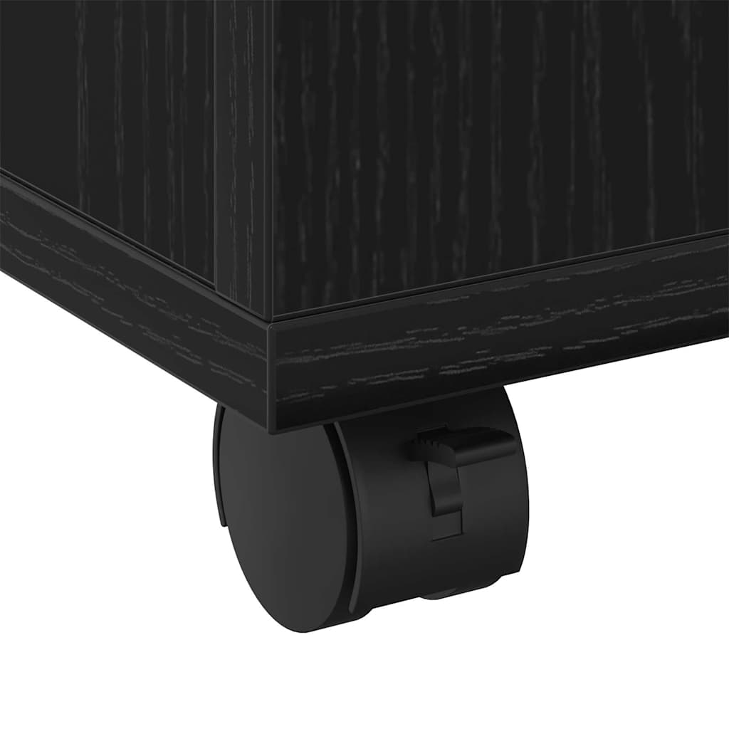 Mesa de Café Roble Negro 60 x 60 x 38 cm Madera de ingeniería