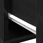 Mesa de Café Roble Negro 60 x 60 x 38 cm Madera de ingeniería