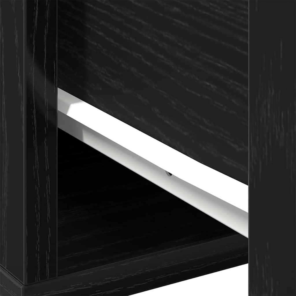 Mesa de Café Roble Negro 60 x 60 x 38 cm Madera de ingeniería