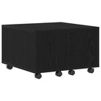 Mesa de Café Roble Negro 60 x 60 x 38 cm Madera de ingeniería