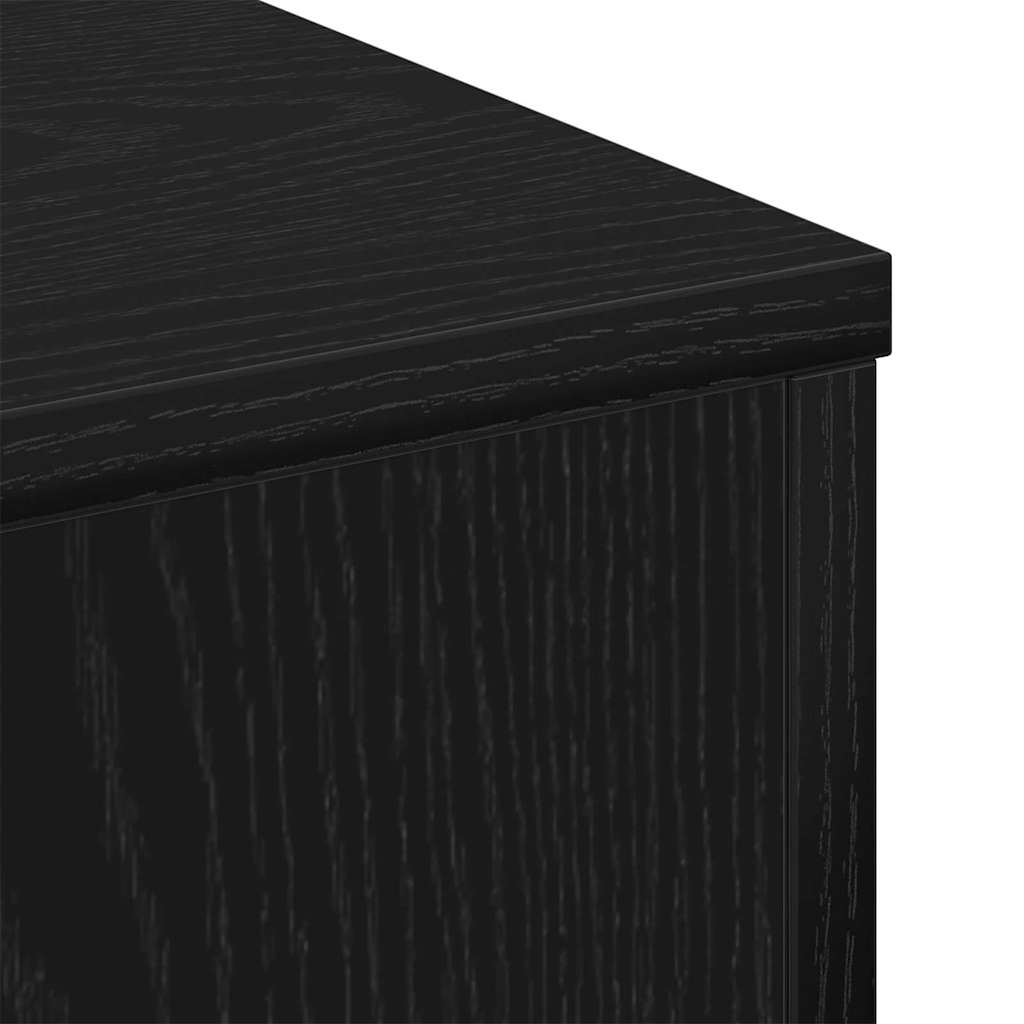 Mesa de Café Roble Negro 60 x 60 x 31,5 cm Madera de ingeniería